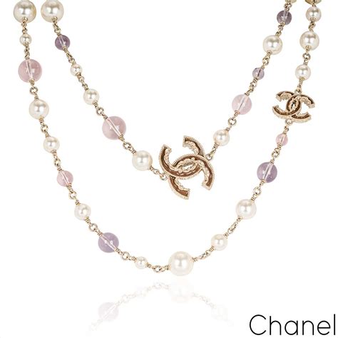 chanel glass bead necklace|Chanel beads music.